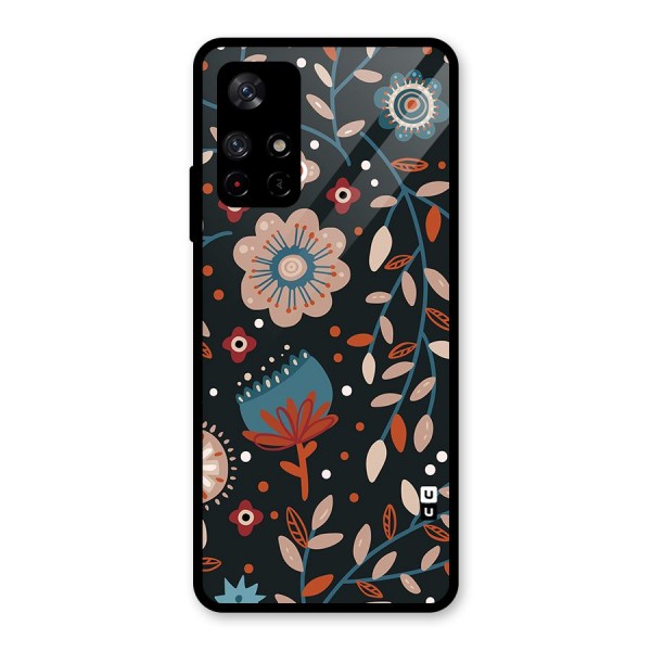 Nordic Arts Flowery Space Back Case for Redmi Note 11T 5G