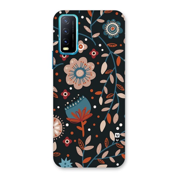 Nordic Arts Flowery Space Back Case for Vivo Y12s