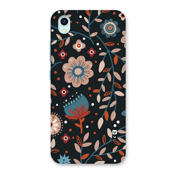 Nordic Arts Flowery Space Back Case for Vivo Y1s