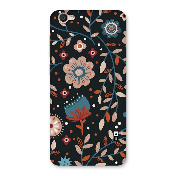 Nordic Arts Flowery Space Back Case for Vivo Y55