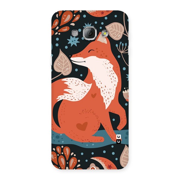 Nordic Arts Fox Back Case for Galaxy A8