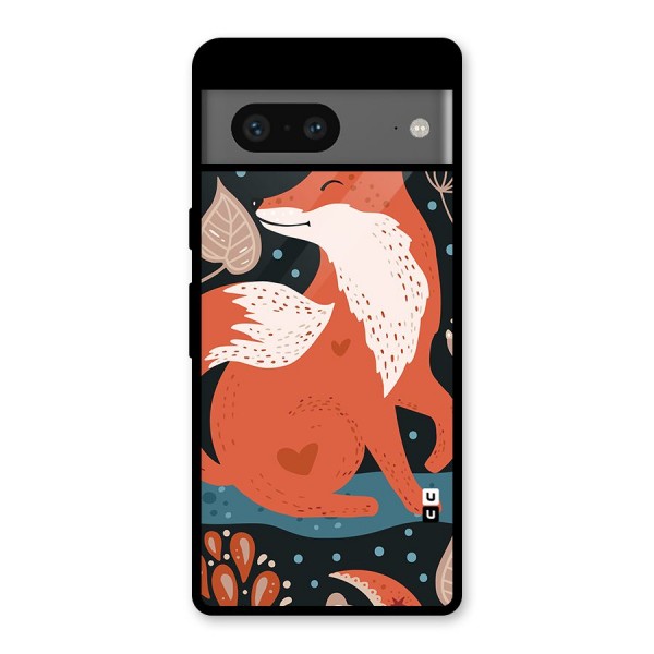 Nordic Arts Fox Glass Back Case for Google Pixel 7