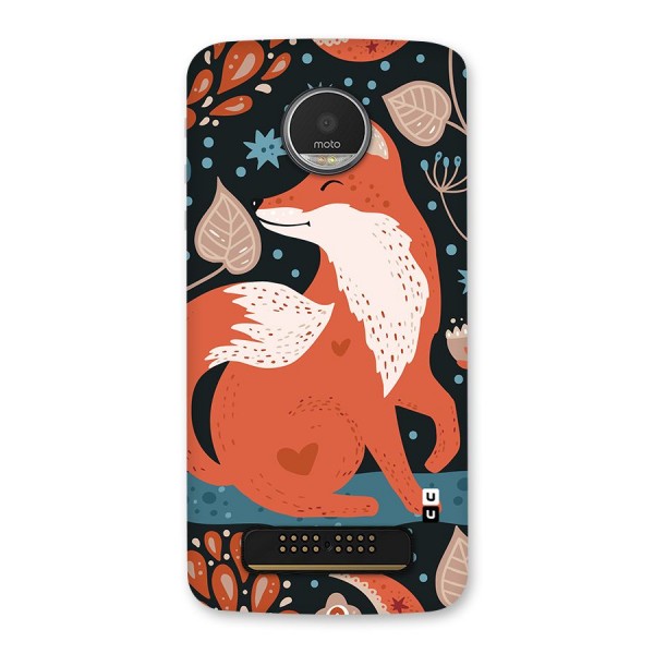 Nordic Arts Fox Back Case for Moto Z Play