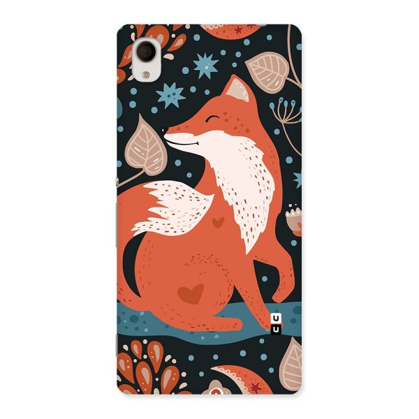 Nordic Arts Fox Back Case for Xperia M4