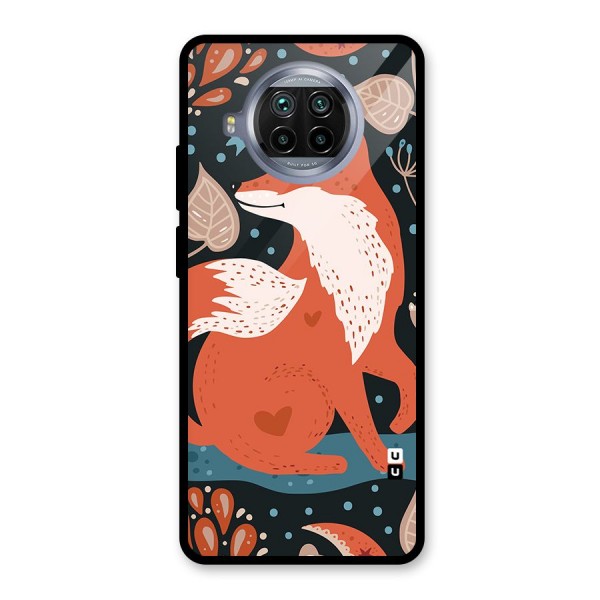 Nordic Arts Fox Glass Back Case for Mi 10i