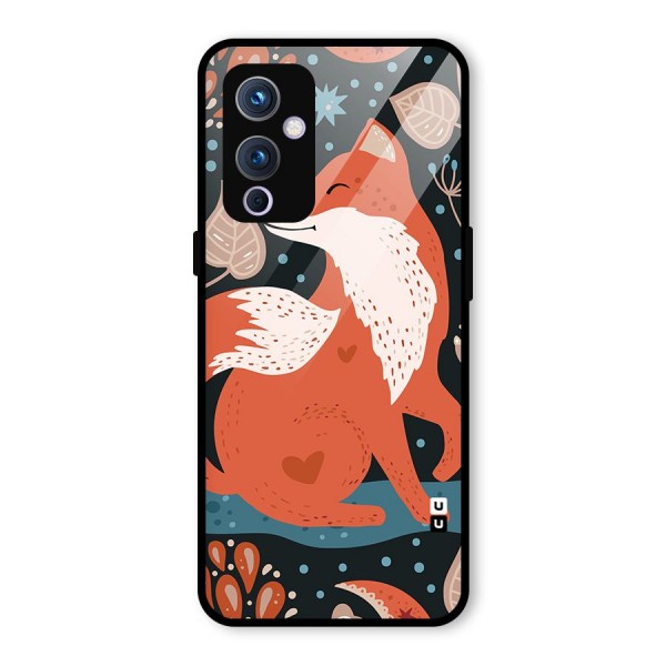 Nordic Arts Fox Glass Back Case for OnePlus 9