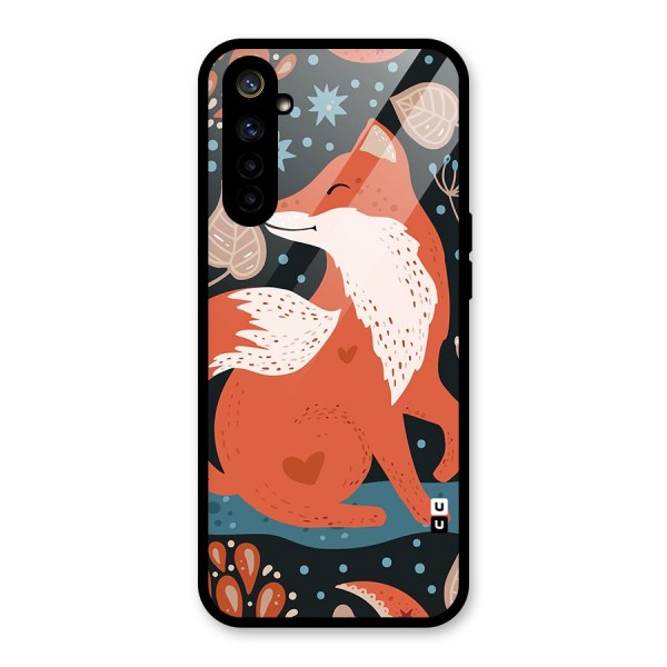 Nordic Arts Fox Glass Back Case for Realme 6