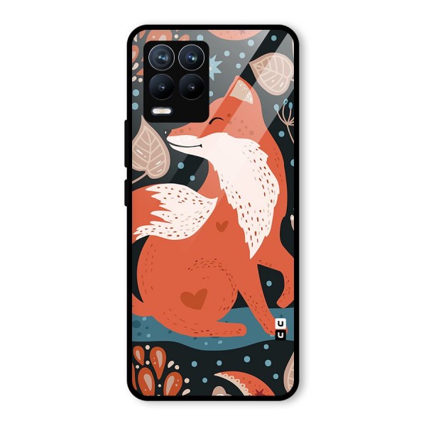 Nordic Arts Fox Glass Back Case for Realme 8