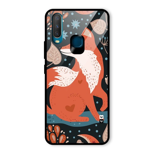 Nordic Arts Fox Glass Back Case for Vivo Y15