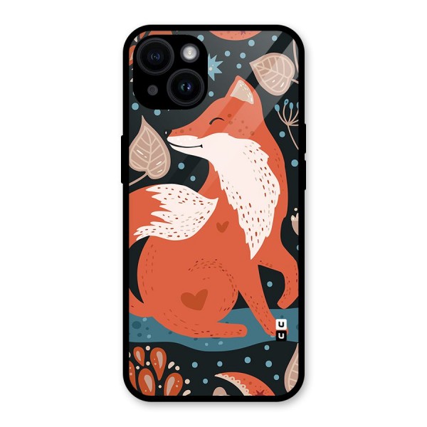 Nordic Arts Fox Glass Back Case for iPhone 14