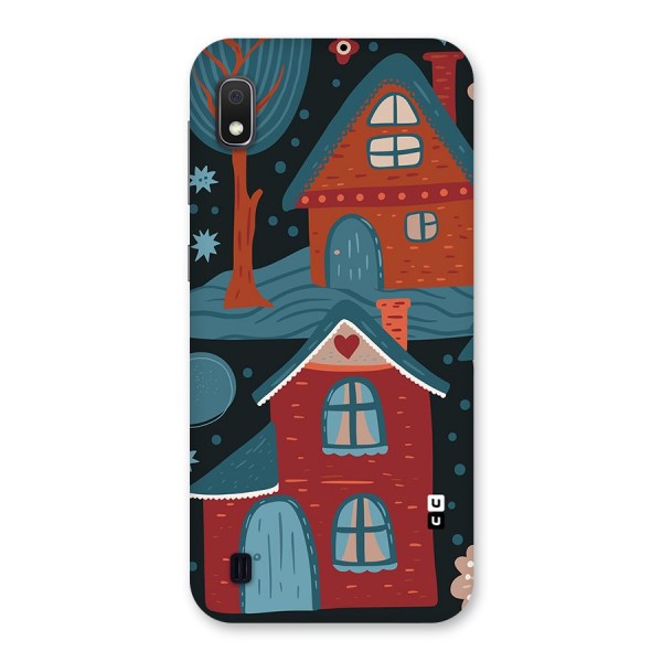 Nordic Arts Houses Back Case for Galaxy A10