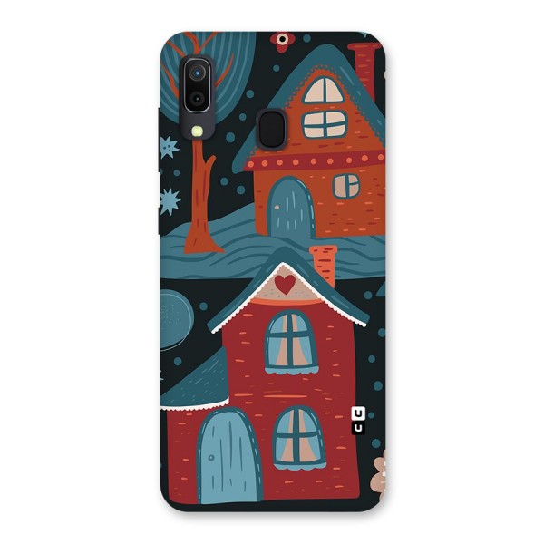 Nordic Arts Houses Back Case for Galaxy A30