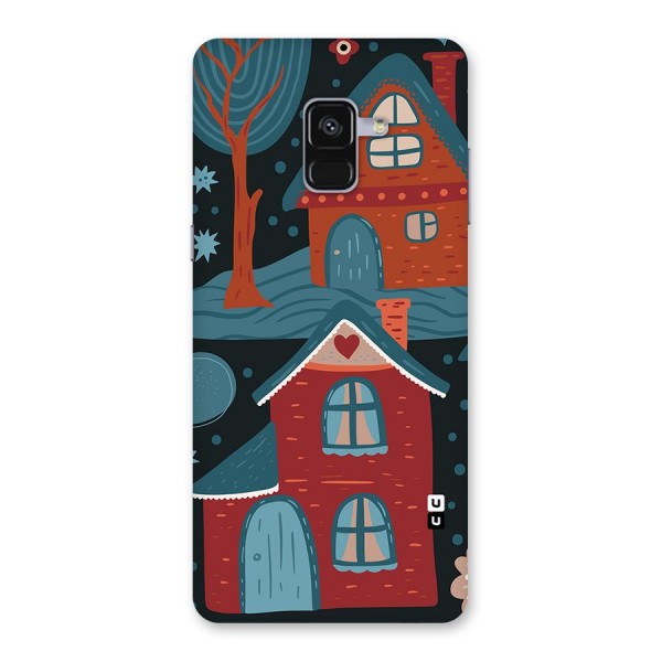 Nordic Arts Houses Back Case for Galaxy A8 Plus