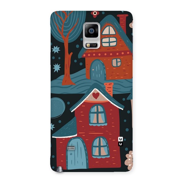 Nordic Arts Houses Back Case for Galaxy Note 4