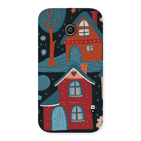 Nordic Arts Houses Back Case for Moto E