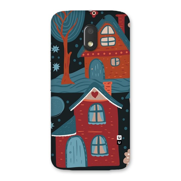 Nordic Arts Houses Back Case for Moto E3 Power