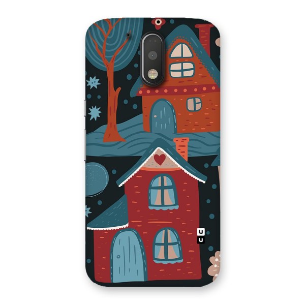 Nordic Arts Houses Back Case for Moto G4