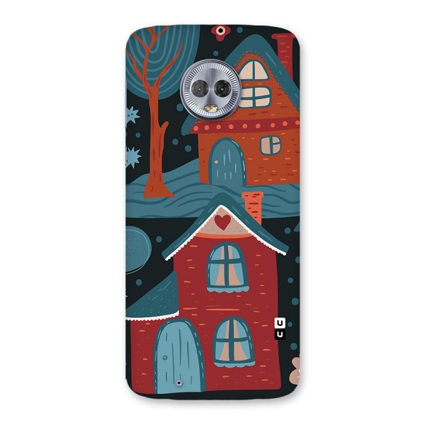 Nordic Arts Houses Back Case for Moto G6