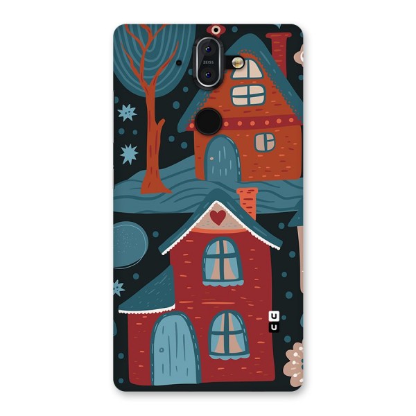 Nordic Arts Houses Back Case for Nokia 8 Sirocco