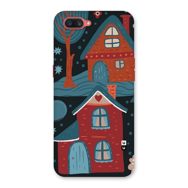 Nordic Arts Houses Back Case for Oppo A3s