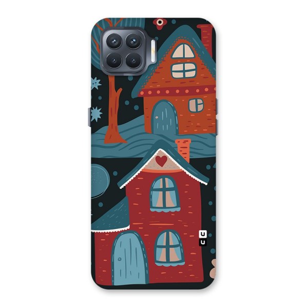 Nordic Arts Houses Back Case for Oppo F17 Pro