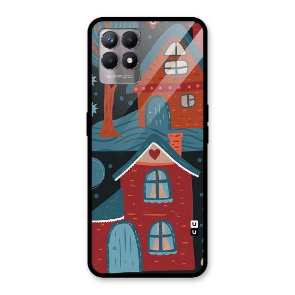 Nordic Arts Houses Back Case for Realme 8i