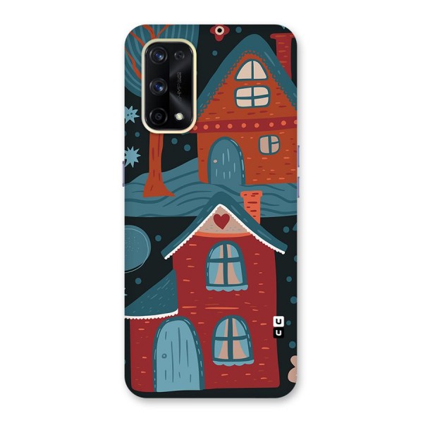 Nordic Arts Houses Glass Back Case for Realme X7 Pro