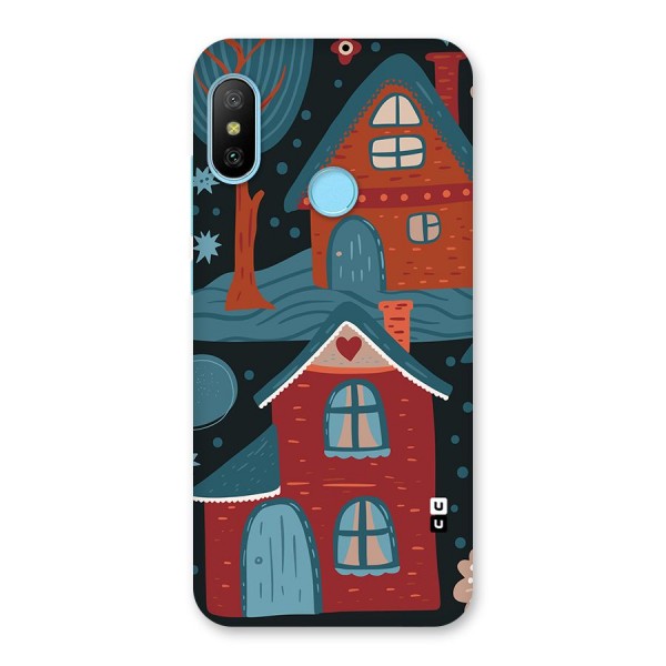 Nordic Arts Houses Back Case for Redmi 6 Pro