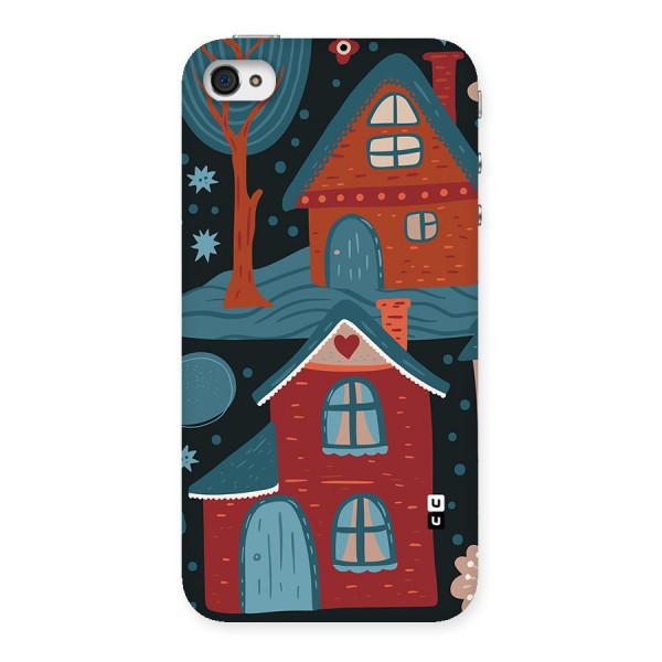 Nordic Arts Houses Back Case for iPhone 4 4s