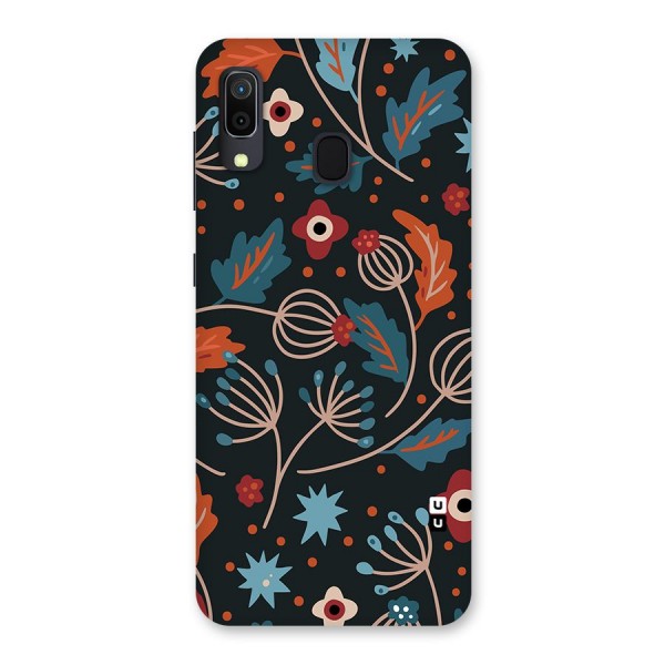 Nordic Arts Leaves Back Case for Galaxy A20