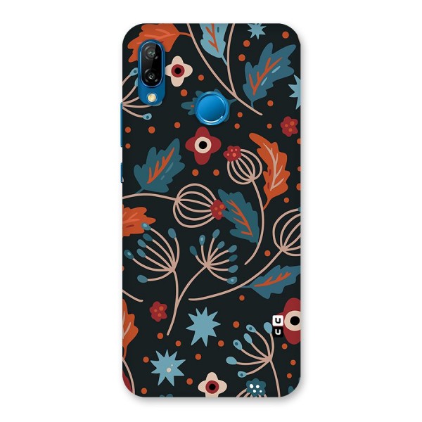 Nordic Arts Leaves Back Case for Huawei P20 Lite