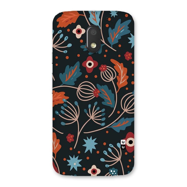 Nordic Arts Leaves Back Case for Moto E3 Power