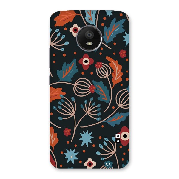 Nordic Arts Leaves Back Case for Moto E4 Plus