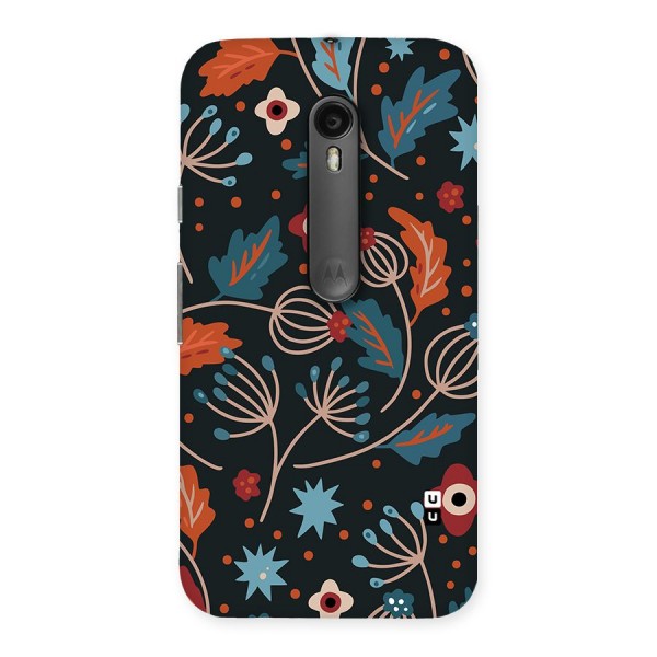 Nordic Arts Leaves Back Case for Moto G3