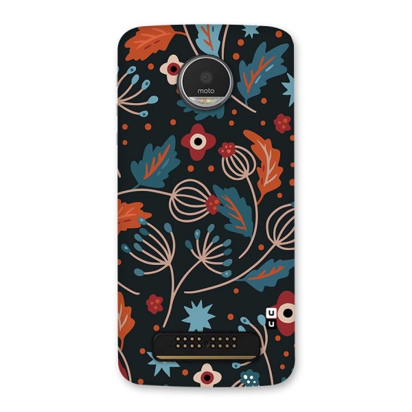 Nordic Arts Leaves Back Case for Moto Z Play