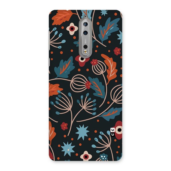 Nordic Arts Leaves Back Case for Nokia 8