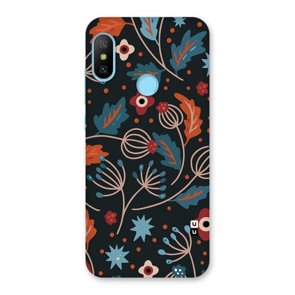 Nordic Arts Leaves Back Case for Redmi 6 Pro