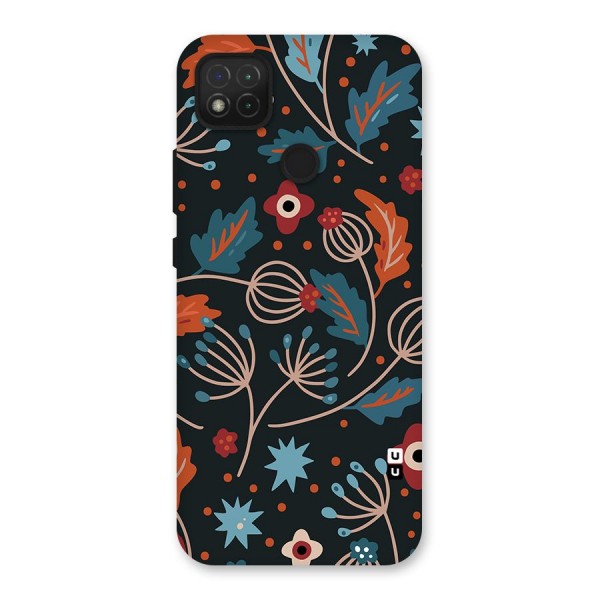 Nordic Arts Leaves Back Case for Redmi 9