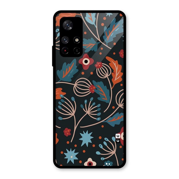 Nordic Arts Leaves Back Case for Redmi Note 11T 5G