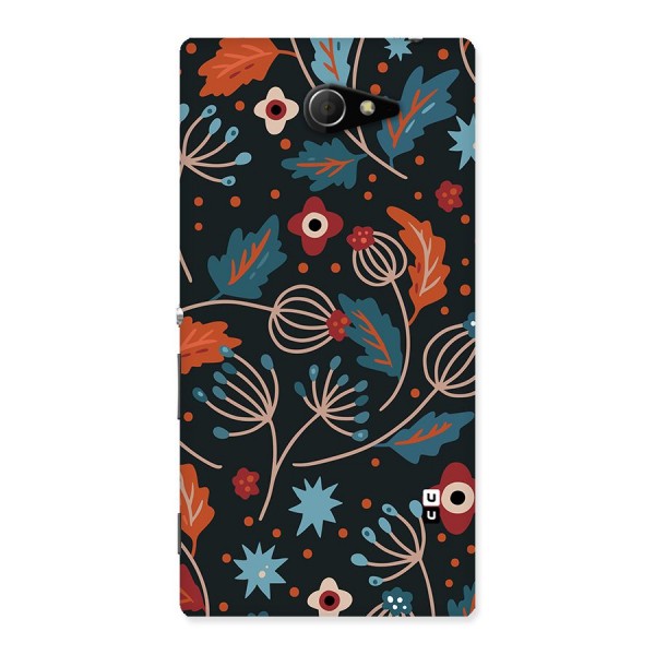 Nordic Arts Leaves Back Case for Xperia M2