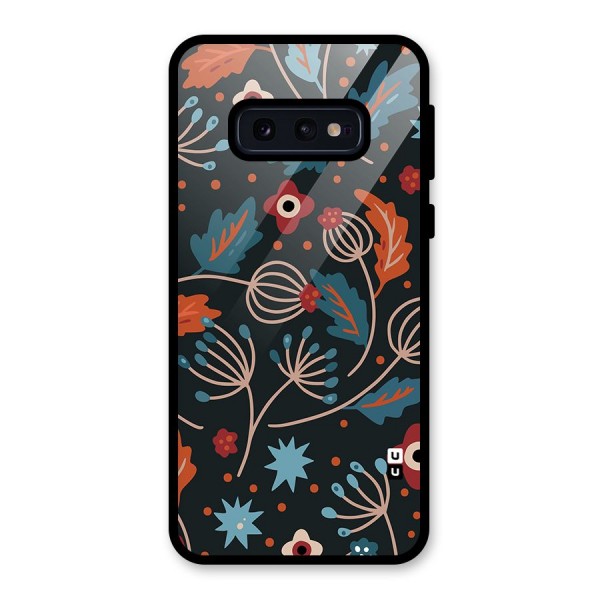 Nordic Arts Leaves Glass Back Case for Galaxy S10e