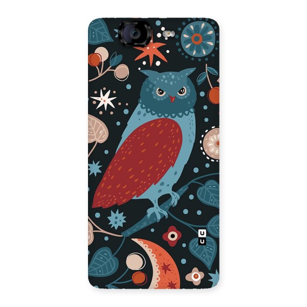 Nordic Arts Owl Back Case for Canvas Knight A350