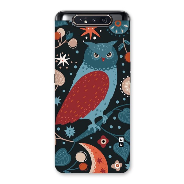 Nordic Arts Owl Back Case for Galaxy A80