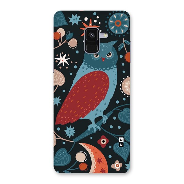 Nordic Arts Owl Back Case for Galaxy A8 Plus