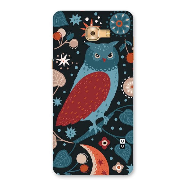 Nordic Arts Owl Back Case for Galaxy C9 Pro