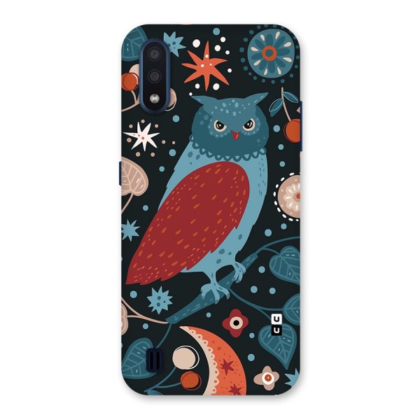 Nordic Arts Owl Back Case for Galaxy M01