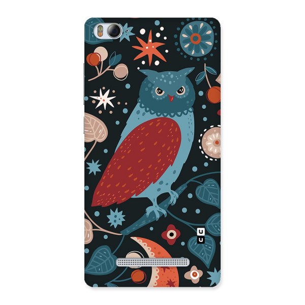 Nordic Arts Owl Back Case for Mi4i