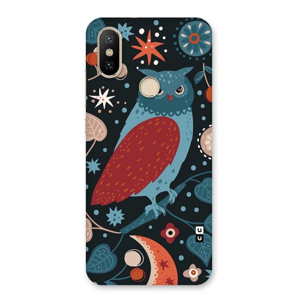 Nordic Arts Owl Back Case for Mi A2