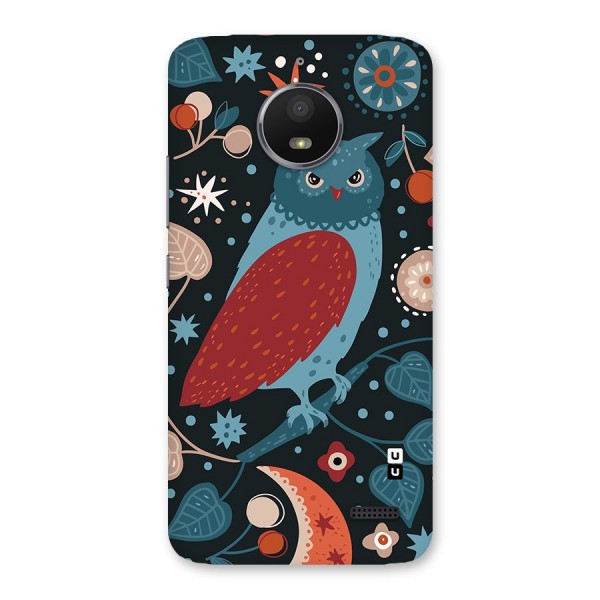 Nordic Arts Owl Back Case for Moto E4