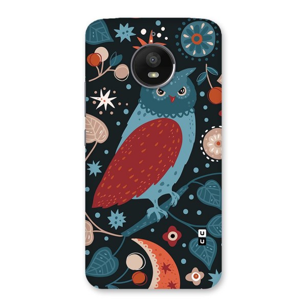 Nordic Arts Owl Back Case for Moto E4 Plus